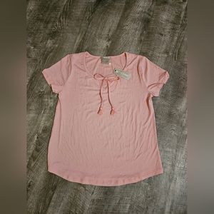 Peach Ink+Ivy T-shirt Size Small